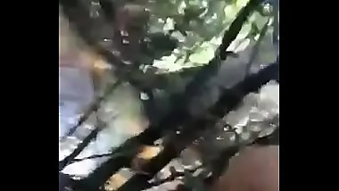 Busty indian teen fucking in forest