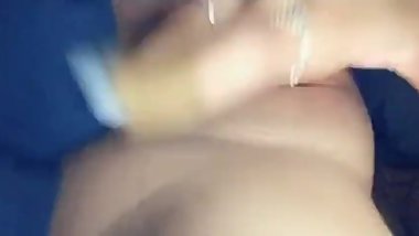 Teen girl masturbates and dirty talks. Super wet!