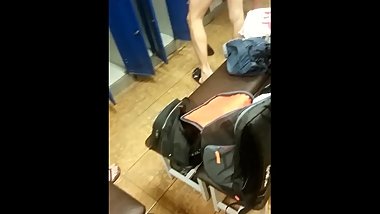 Boys Swimmers Locker Room