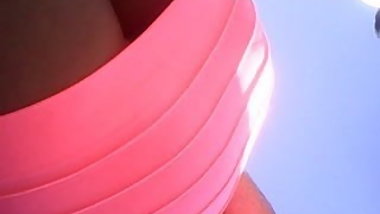 Upskirt mini dress