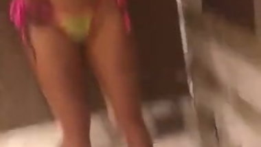 Girls in the bathroom