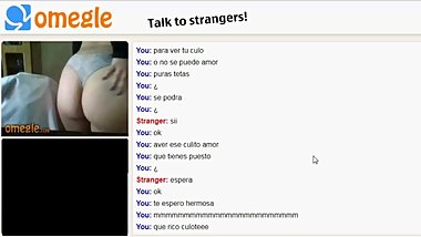 Argentina de Omegle pendeja con tremendo culo me enseÃ±a tetas enormes uff
