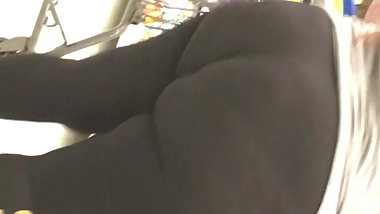 Seethrough leggings big bbw pawg ass nice af