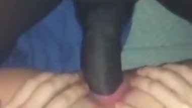 18yo College Teen Spreads Pussy For BBC In Her Dorm Room