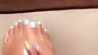 my girlfriend and her feet