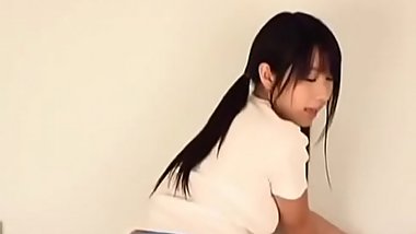 Japanese teen Rui Kiriyama big boobs