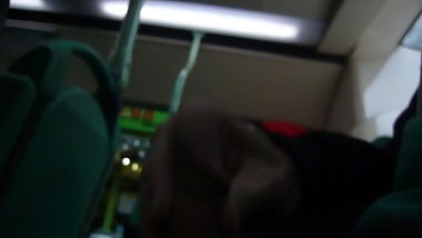 cum in bus