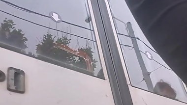 Spy upskirt romanian