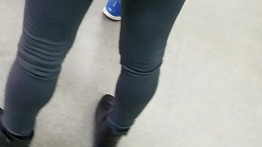 Asian Teen Candid Tight Ass Leggings Bubble Butt