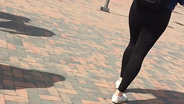 College Light skin with ass