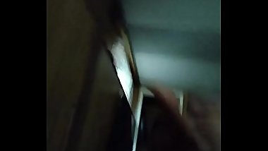 Brown Big Dick Jerked With Lots of Lube.