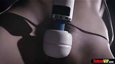 Nerd teen schoolgirl fight back with double penetration