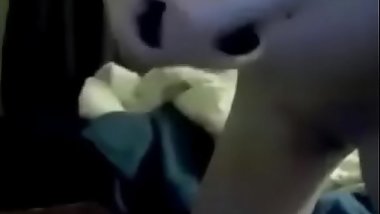 Finding her mums toys to shove in her arse