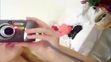 Teen Records Herself Stripping &amp_ Fingering For Boyfriend