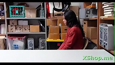 Nude sweetie Amethyst Banks and big meat bazooka