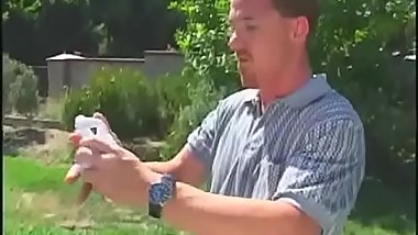 Extraordinary brunette Chloe bent over for a bonk