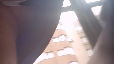 Spy upskirt romanian