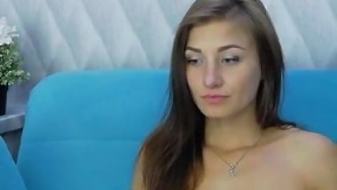 Small tits teen masturbation, lush in pussy and dildo in ass