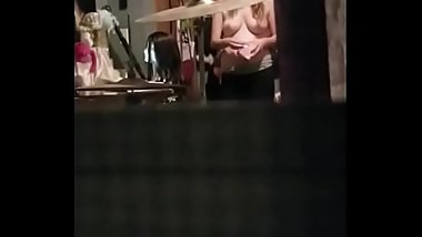 The big tits of my redhead stepsister