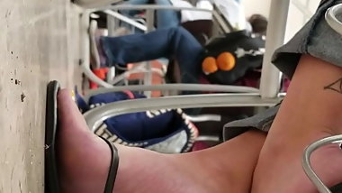 Feet Candid Highschool 18 yr Soles